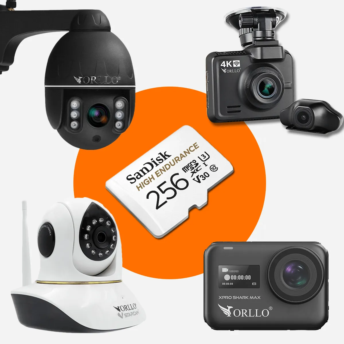 Karta pamięci 256GB micro SDXC SanDisk High Endurance Klasa 10 U3