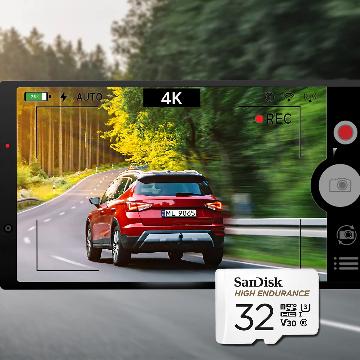 Karta pamięci 32GB micro SDXC SanDisk High Endurance Klasa 10 U3