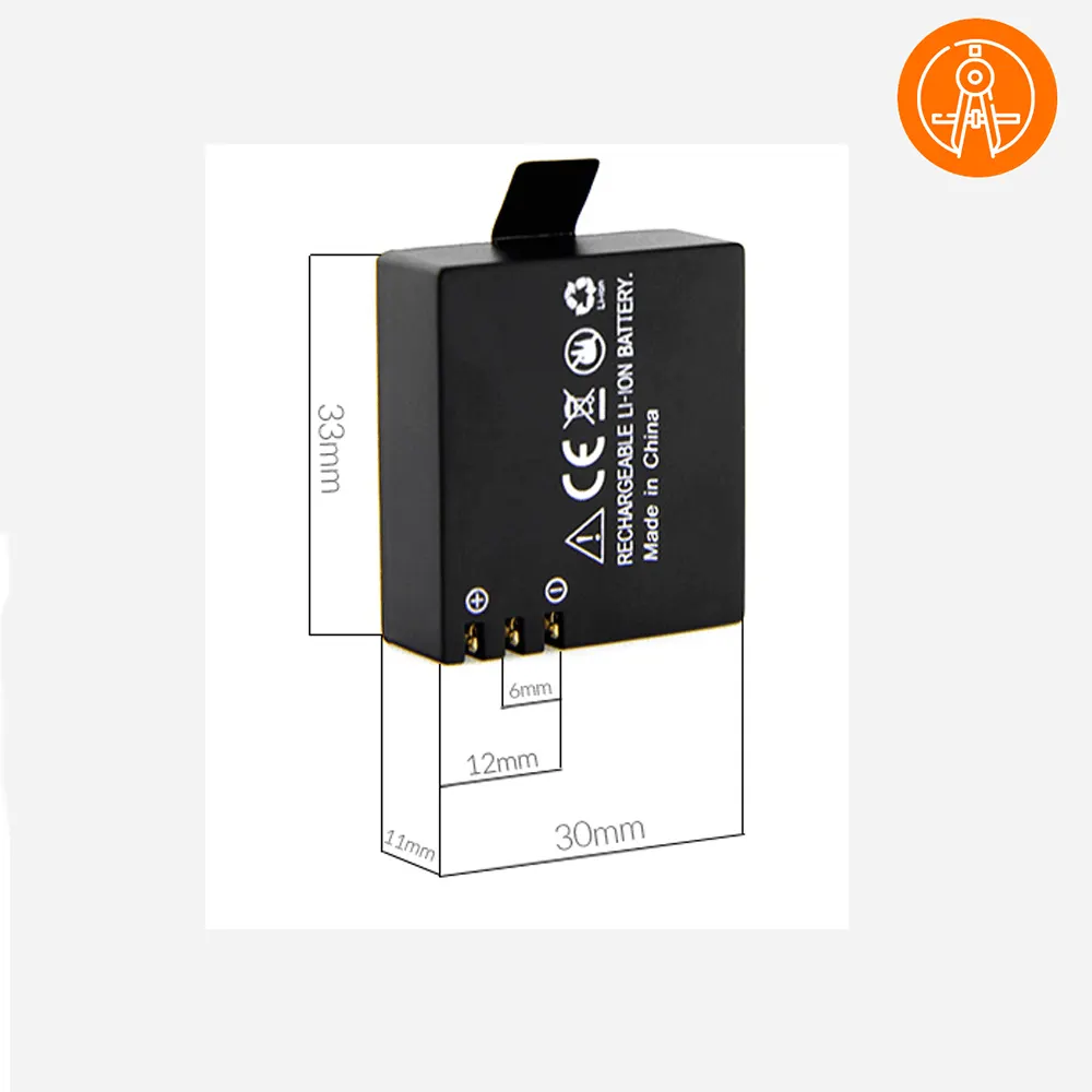 Bateria do Kamery Sportowej ORLLO Xpro GO+