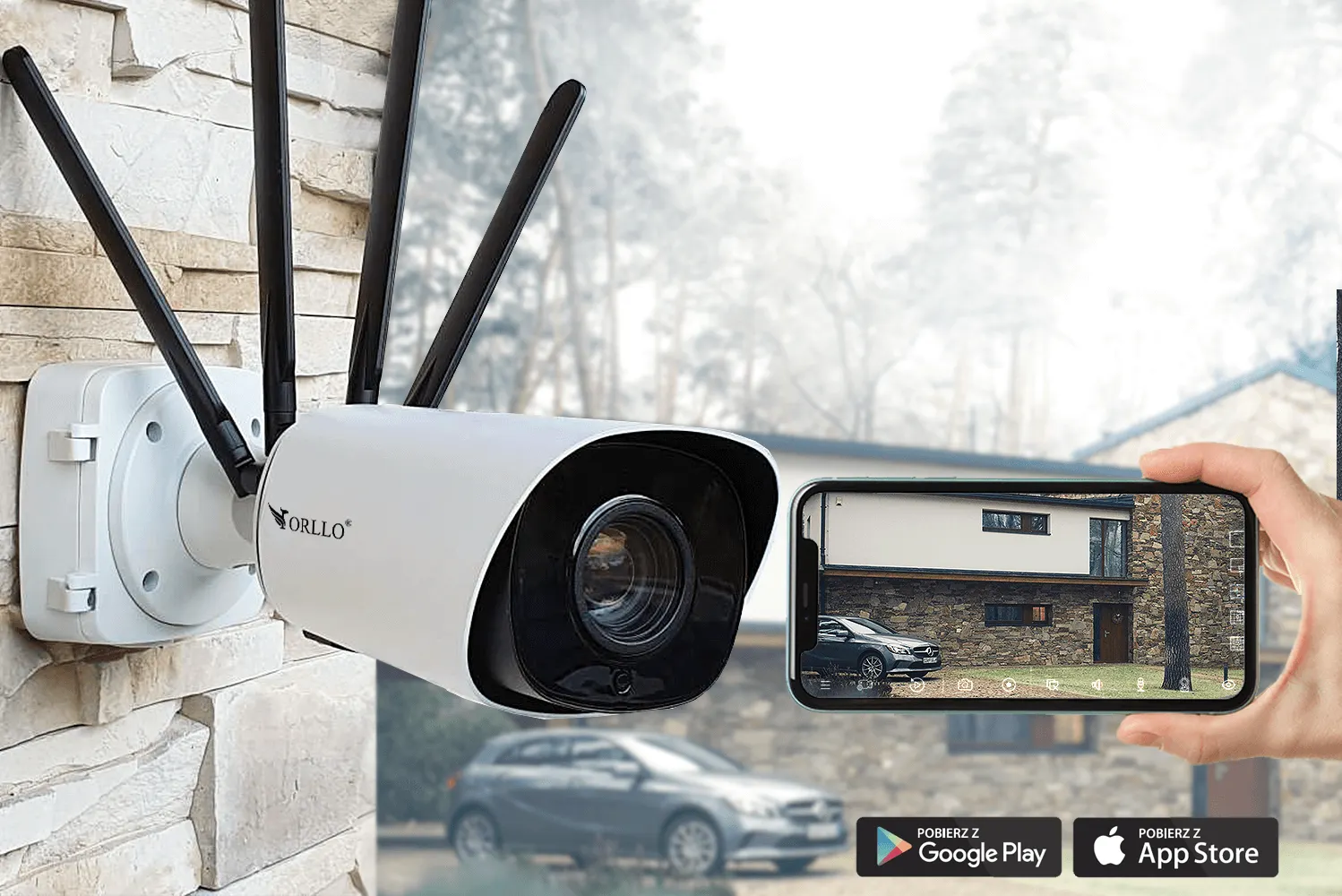 Kamera 5G GSM 4G Lte na Kartę SIM Zewnętrzna ORLLO S1 5G