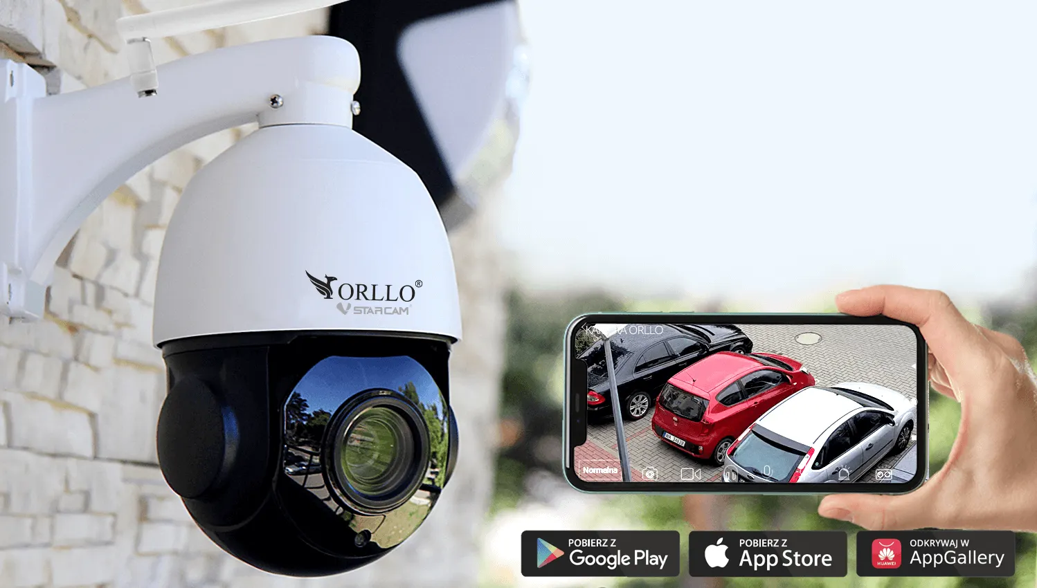 Kamera Bezprzewodowa WiFi IP Obrotowa ORLLO Z10