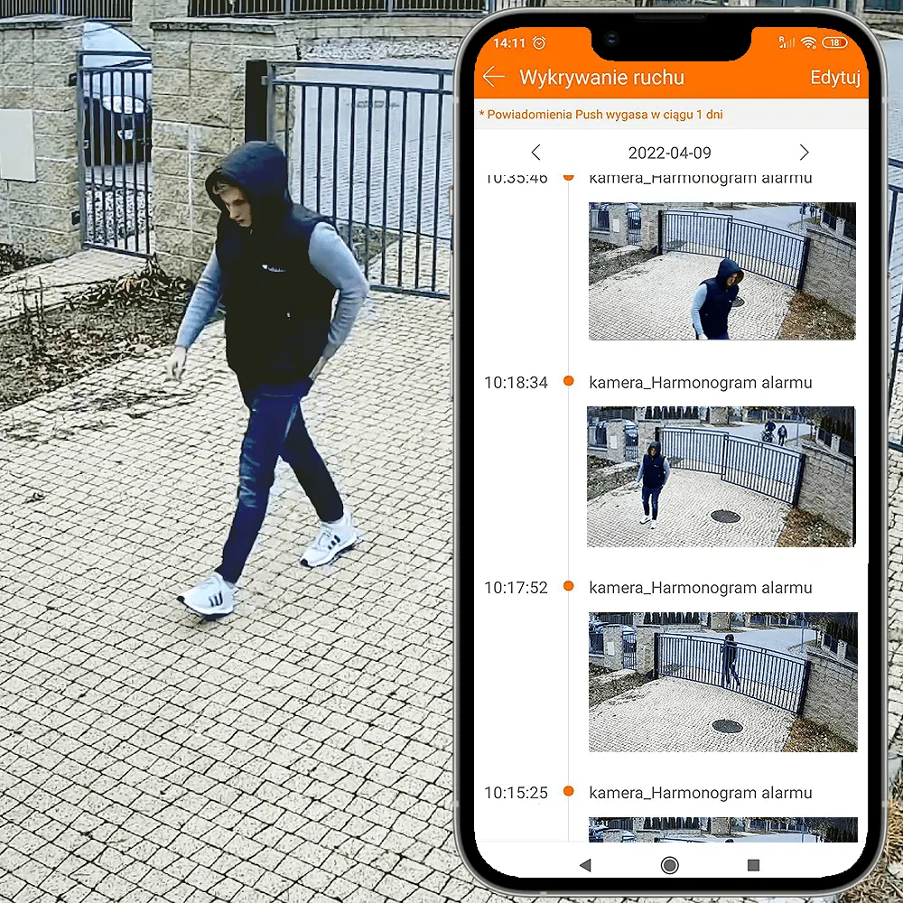 Zestaw kamer do Monitoringu CCTV 4 Kamery 5Mpx ORLLO POESET2+