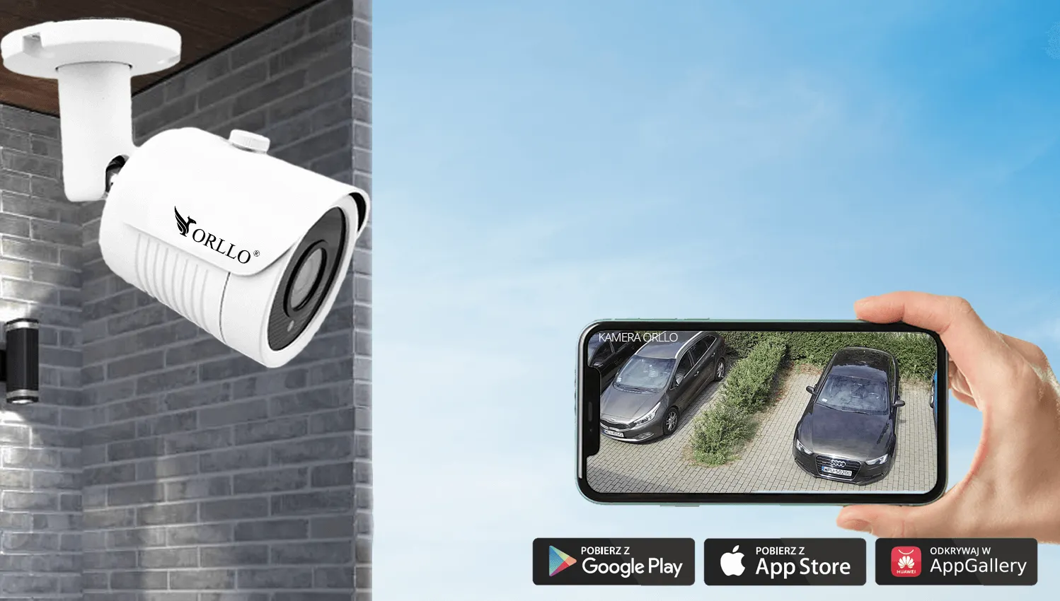 Kamera Zewnętrzna Bezprzewodowa IP WiFi ORLLO PRO C1+ OUTLET IDEALNY