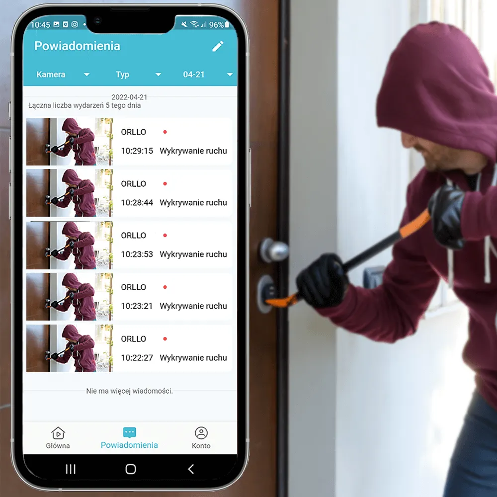 Kamera Zewnętrzna WiFi IP Bezprzewodowa 3Mpx ORLLO Z1 PRO OUTLET BDB