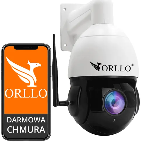 Kamera IP WiFi Zewnętrzna Obrotowa 360 Stopni POE 30x zoom ORLLO Z15 orllo.pl Profesjonalna kamera do monitoringu firmy, biura, sklepu, magazynu, budowy Hybrydowa kamera połączenie technologii WiFi IP POE kamera z mocnym zoomem najlepsza kamera do monitor