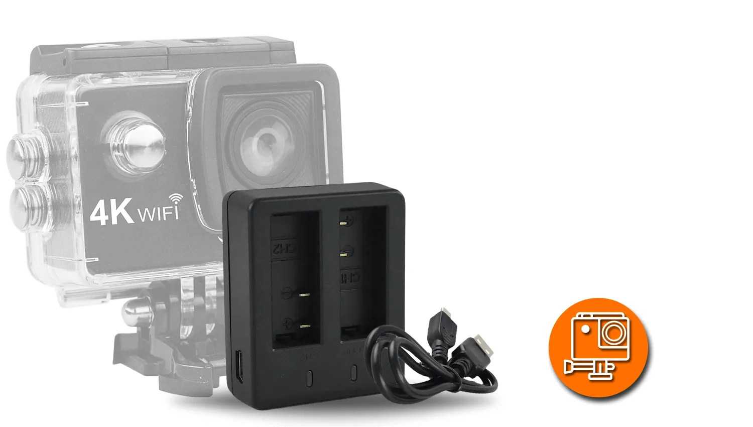 Ładowarka do kamery sportowej ORLLO Xpro GO+