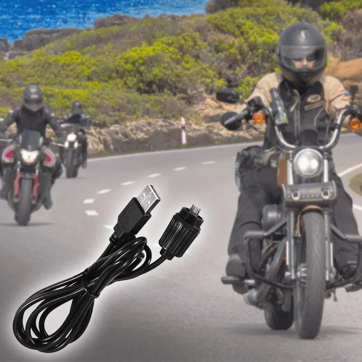 Zestaw motocyklowy do kamery sportowej ORLLO XPRO GO+