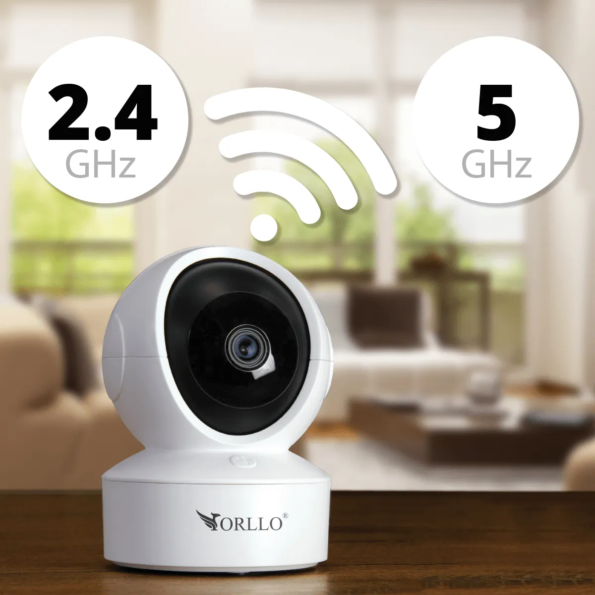 Mini Kamera do Domu WiFi IP LAN 4Mpx ORLLO W9