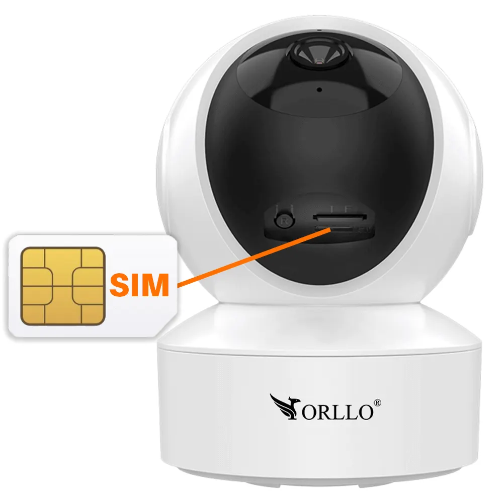 Mini Kamera IP GSM Wewnętrzna Obrotowa 4Mpx ORLLO W10