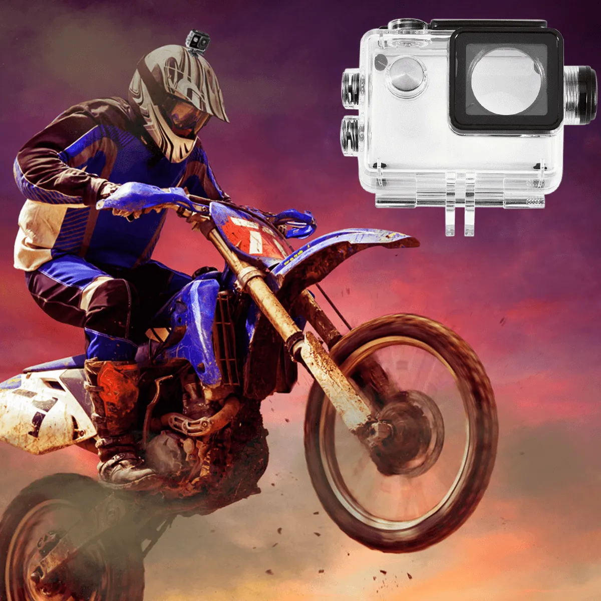 Zestaw motocyklowy do kamery sportowej ORLLO XPRO GO+