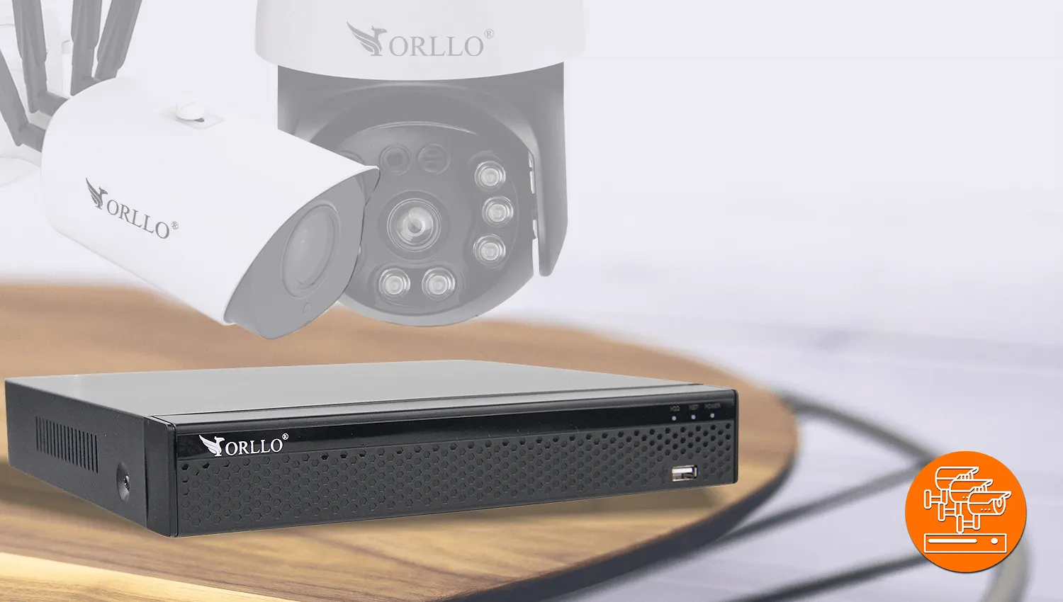 Nagrywarka NVR Rejestrator WiFi ORLLO NVR3 CH25