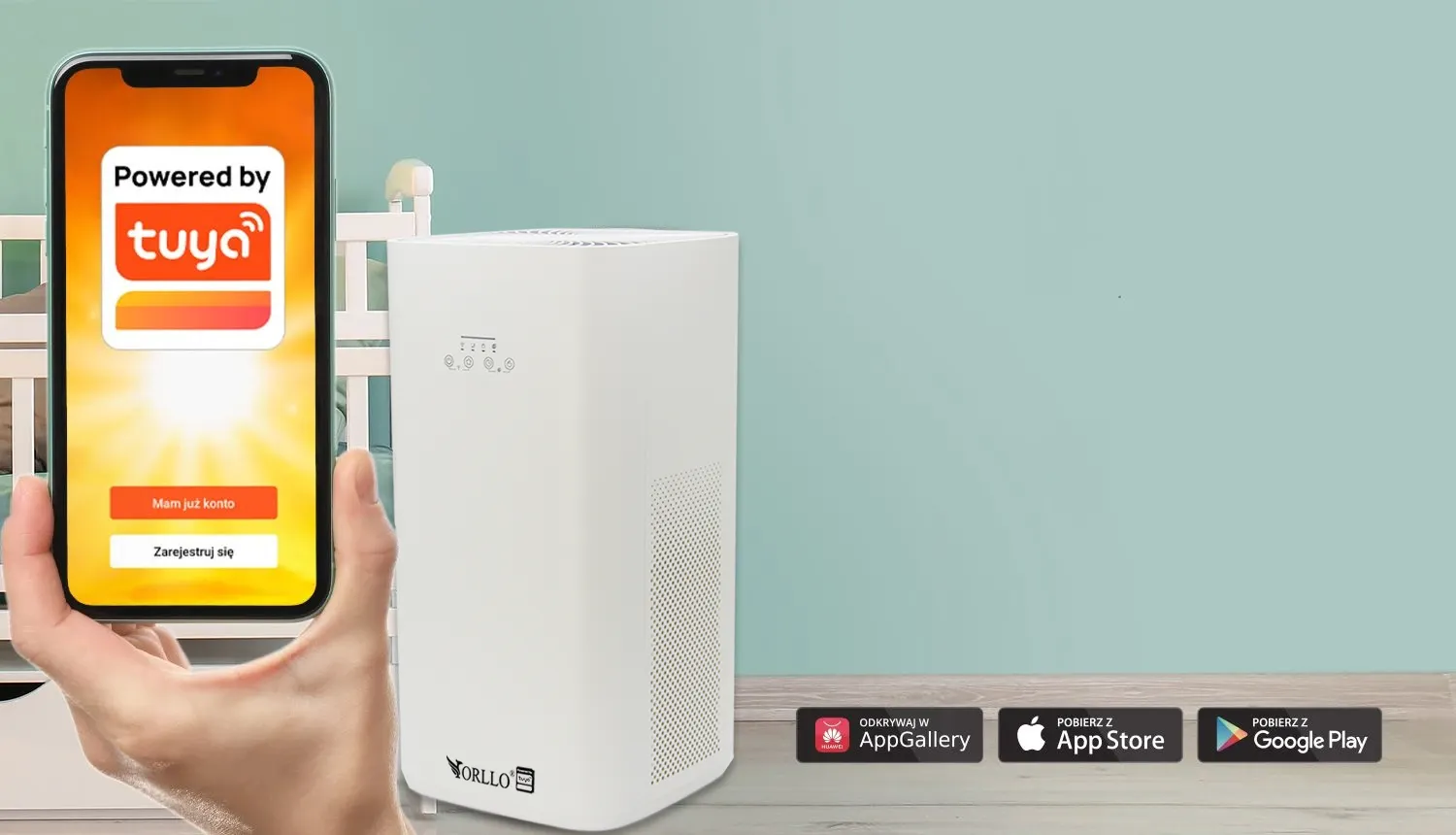 Oczyszczacz Powietrza T2 ORLLO TUYA