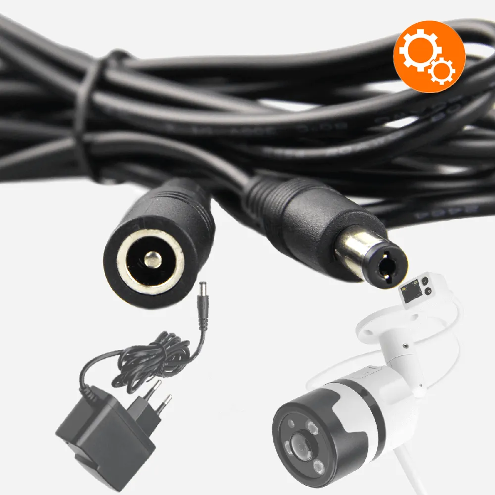 Przedłużacz Przewodu Zasilającego do Kamer IP Zewnętrznych ORLLO