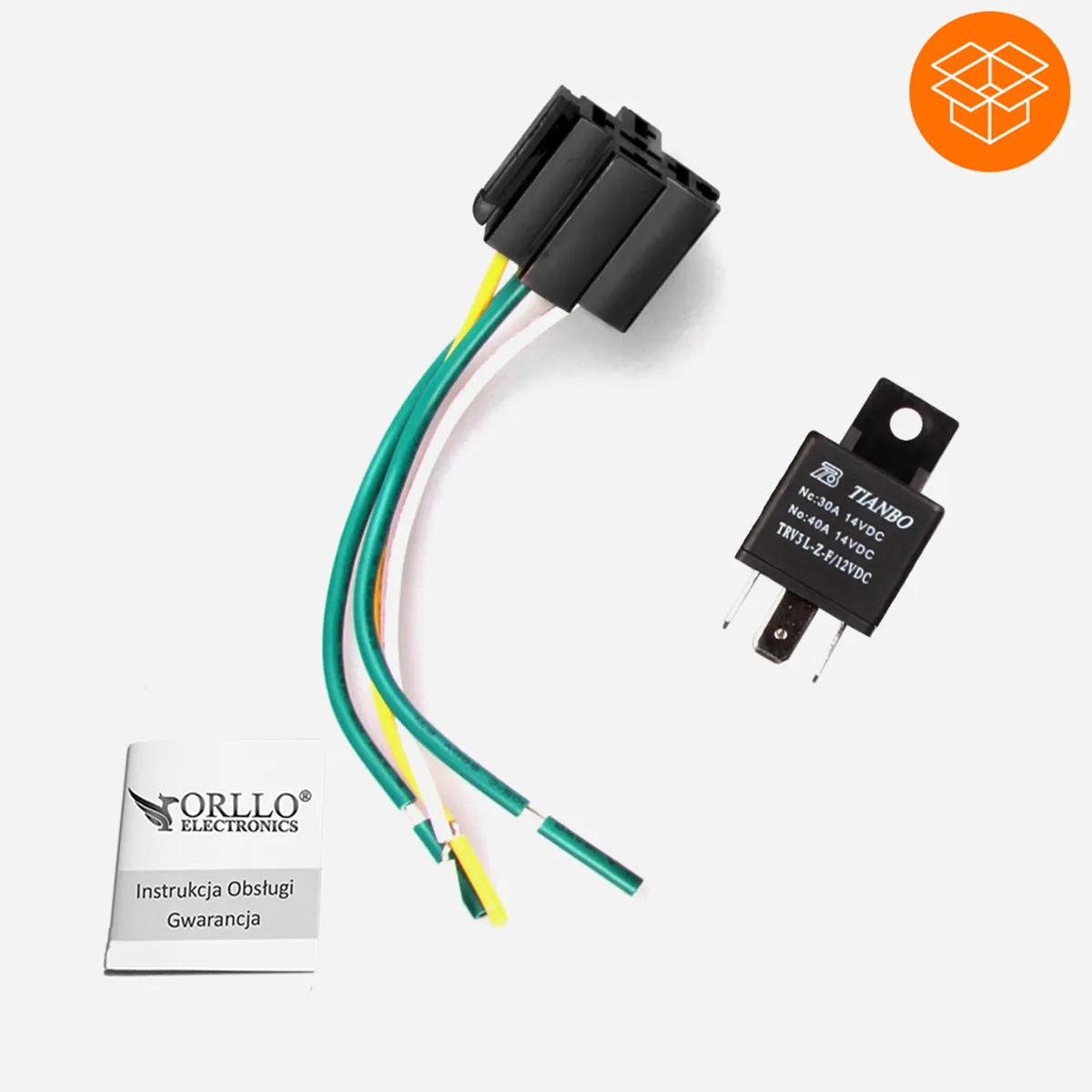 Przekaźnik Samochodowy Odcięcia Pompy Paliwa 12V/40A