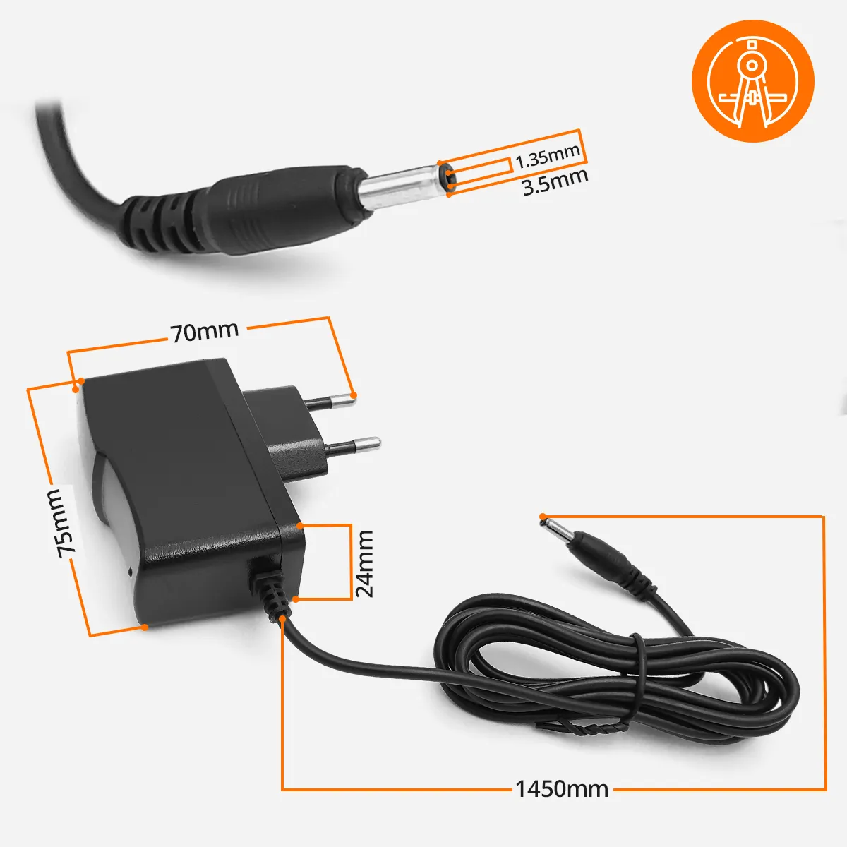 Zasilacz sieciowy 5V/1.2A