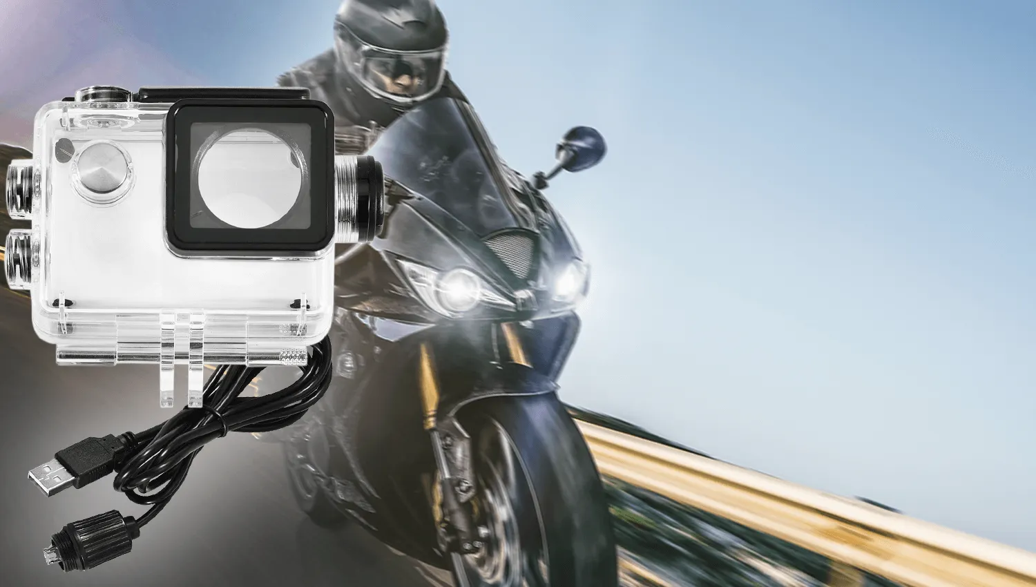 Zestaw motocyklowy do kamery sportowej ORLLO XPRO GO+