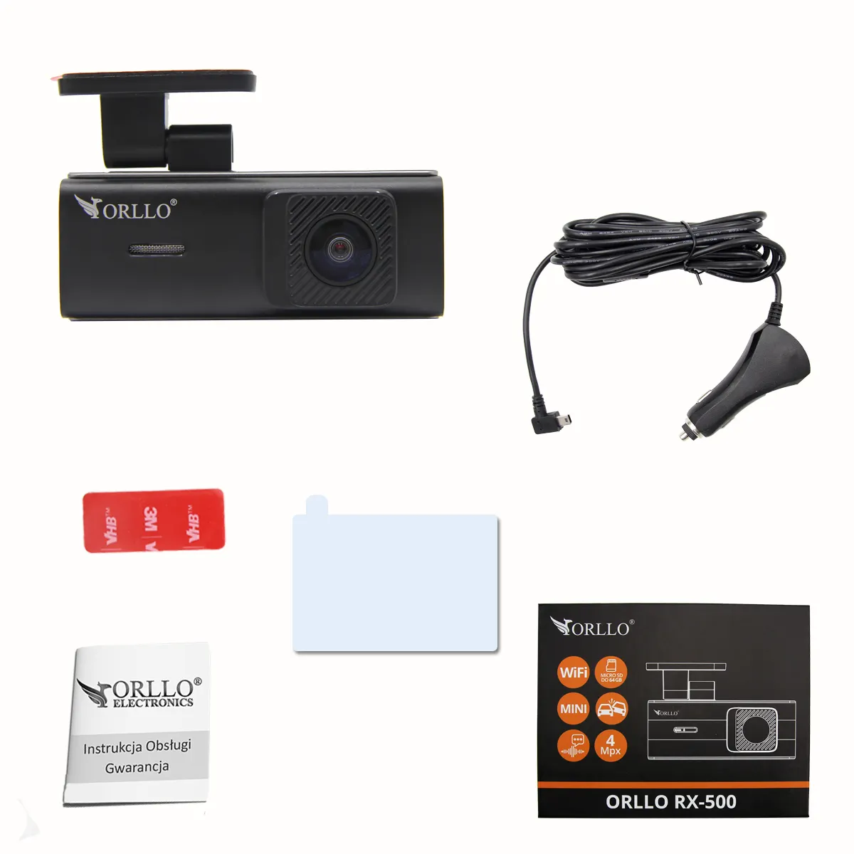 Kamera Samochodowa z Lokalizatorem GPS ORLLO