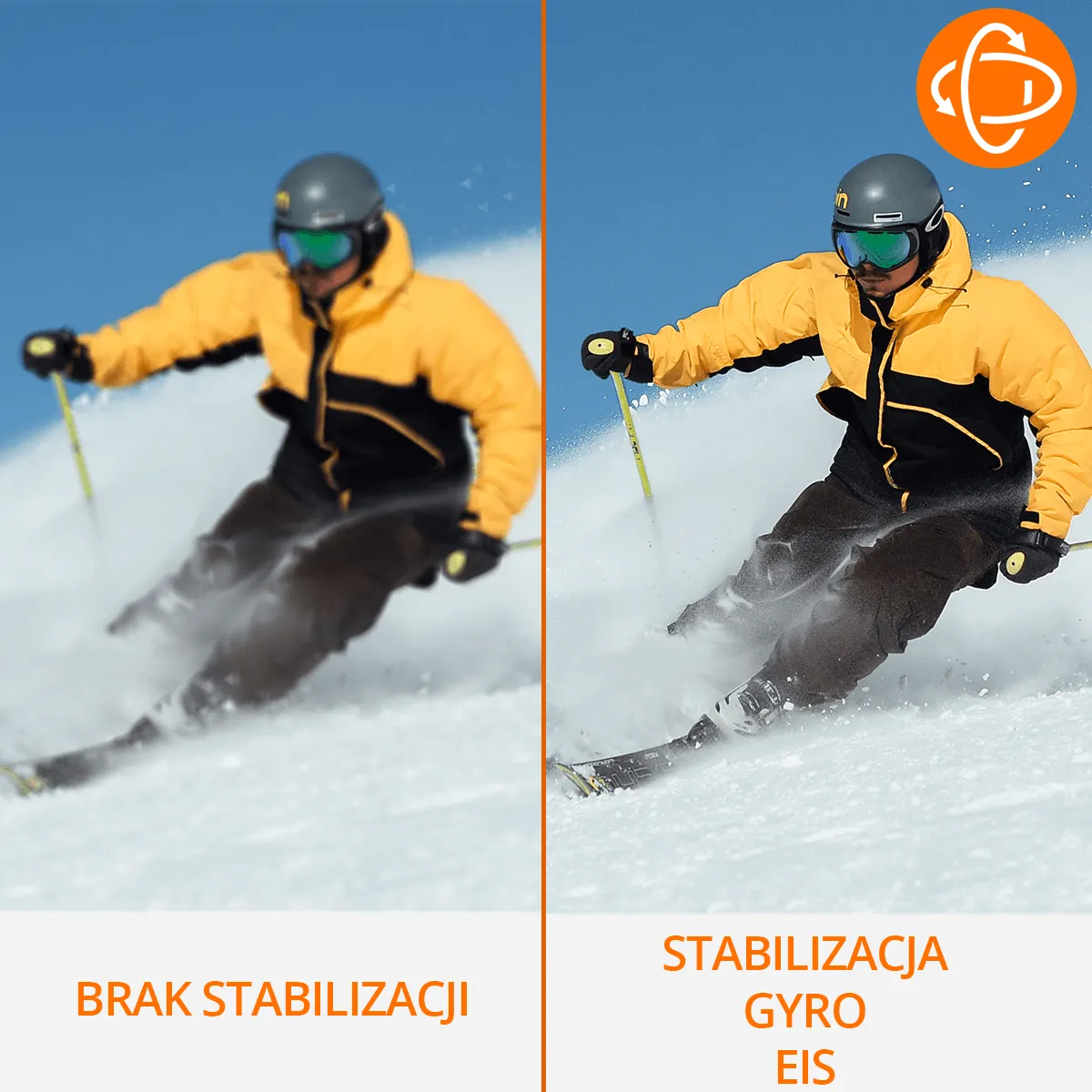 Kamera sportowa 4K xpro shark max stabilizacja