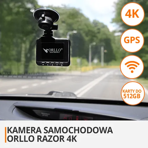kamera samochodowa 4k gsp wifi