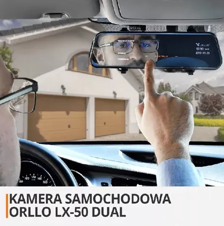 kamera samochodowa lusterko w lusterku