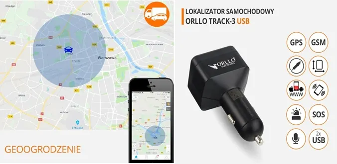 lokalizator gps nadajnik gps alarm gsm orllo geoogrodzenie