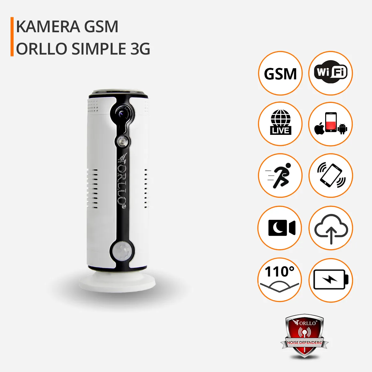 Kamera ip wifi GSM Orllo Simple 3G