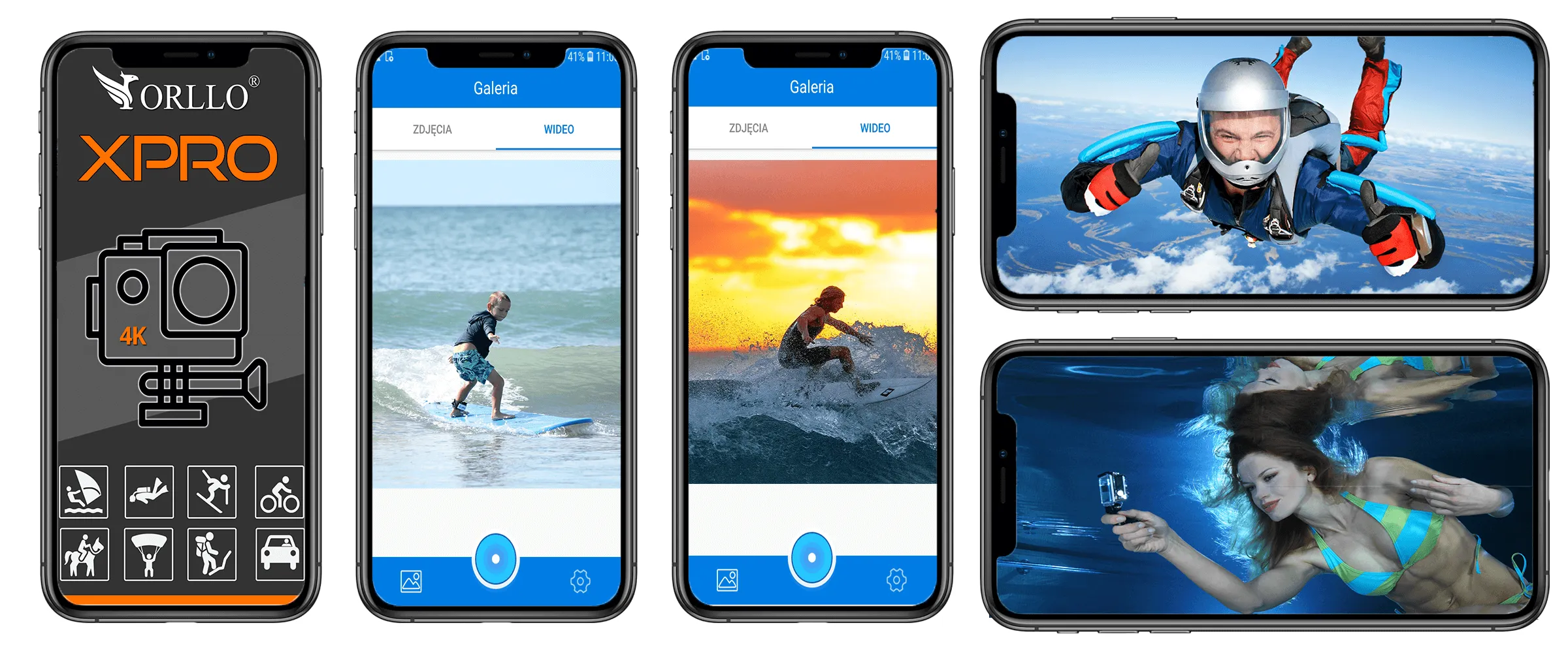 Screeny aplikacja orllo xpro